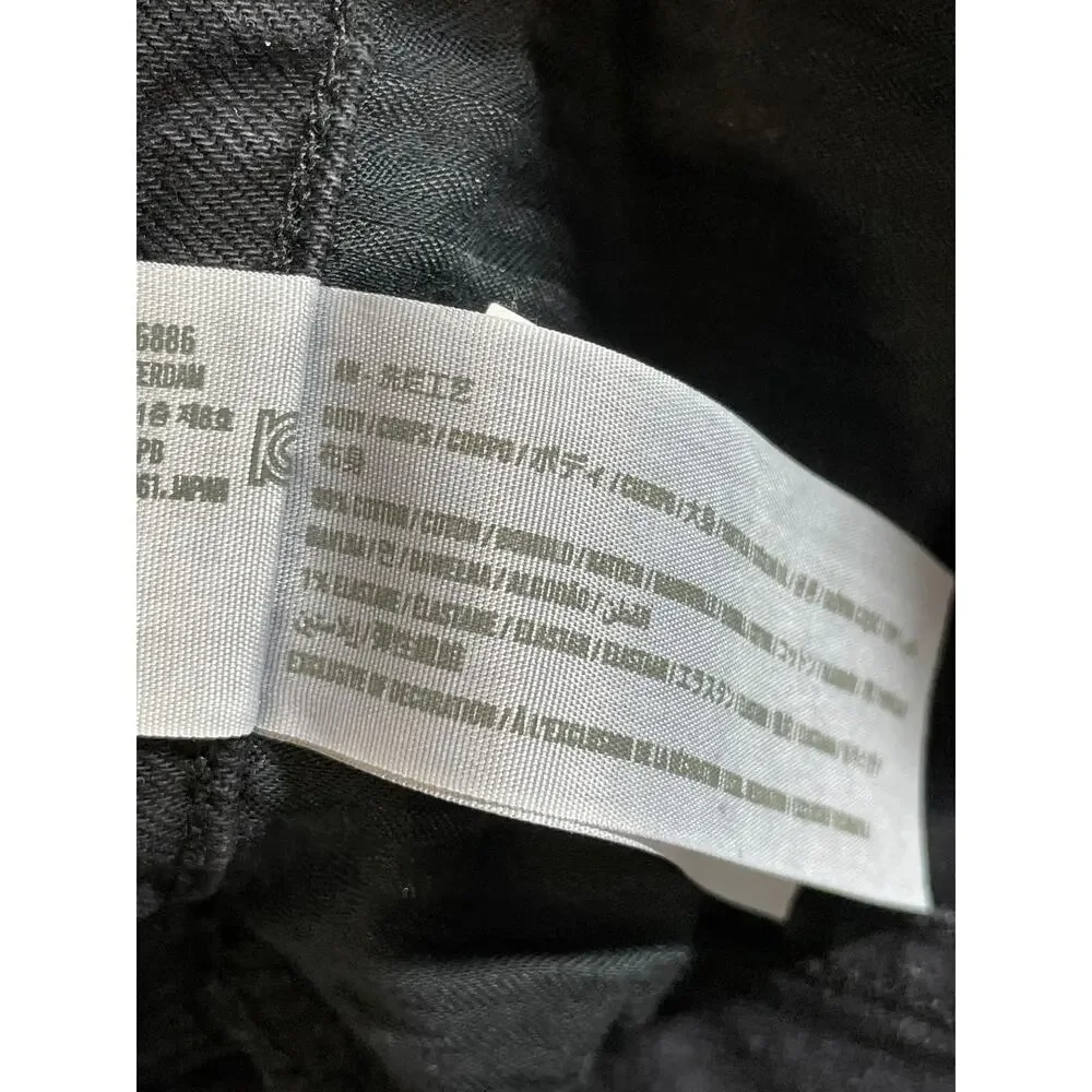 Abercrombie & Fitch Women's Black Ultra High Rise Straight Denim Jeans Pants 2